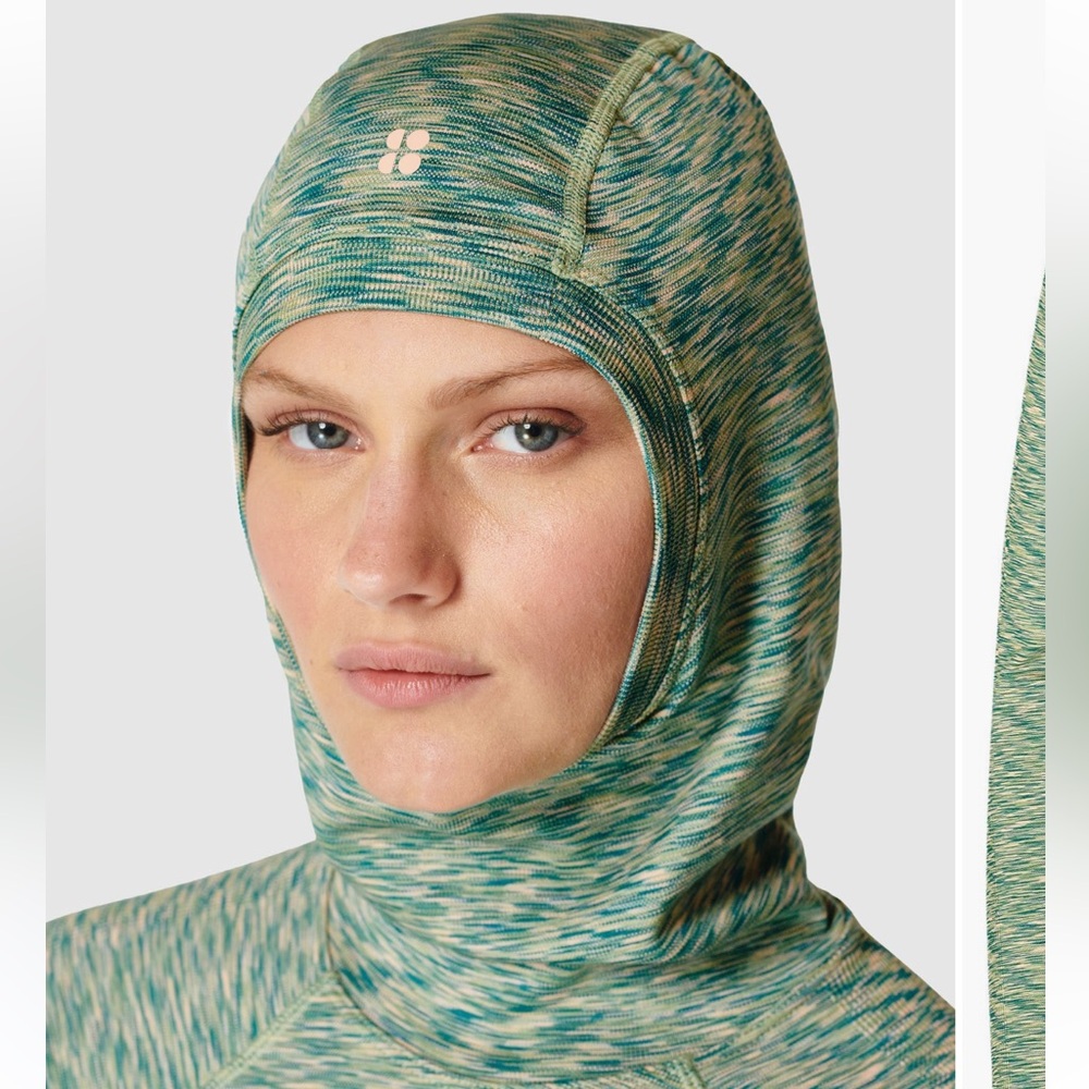 NWT Sweaty Betty Space Dye Hoodie Terrain Green size S - Picture 10 of 11
